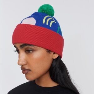 NWT Lazy Oaf x Tate Art Block Knitted Beanie